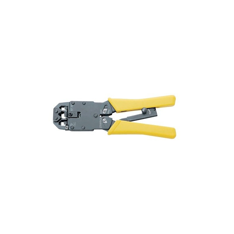 PROEL STAGE RJ45CRIMP02 profesjonalna zaciskarka z grzechotką ze stali i PCV do 4/6/8-pin